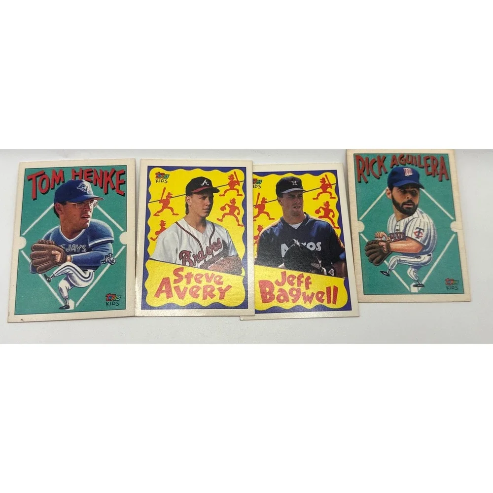 Vintage 1992 Baseball Card Lot 30 Topps Kids Pacific Legends Bo Jackson Ty Cobb